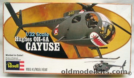 Revell 1/32 Hughes OH-6A Cayuse  (Hughes 500) - 'Miss Clawd IV' US Army 'Outcasts' C16 Aeroscouts, 4101 plastic model kit